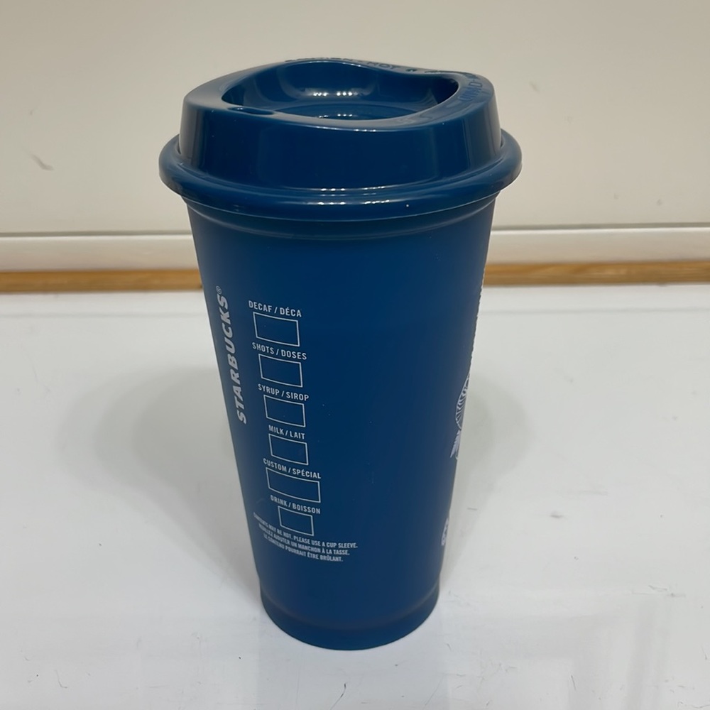 STARBUCKS 2022 Fall line,  color changing HOT to go cup with lid. - Picture 2 of 5